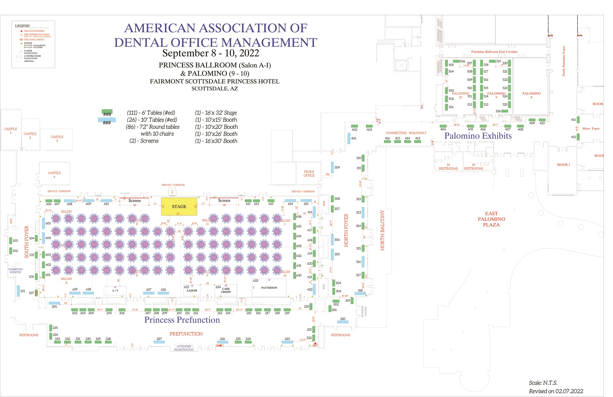 AADOM 2022 Conference Floorplan