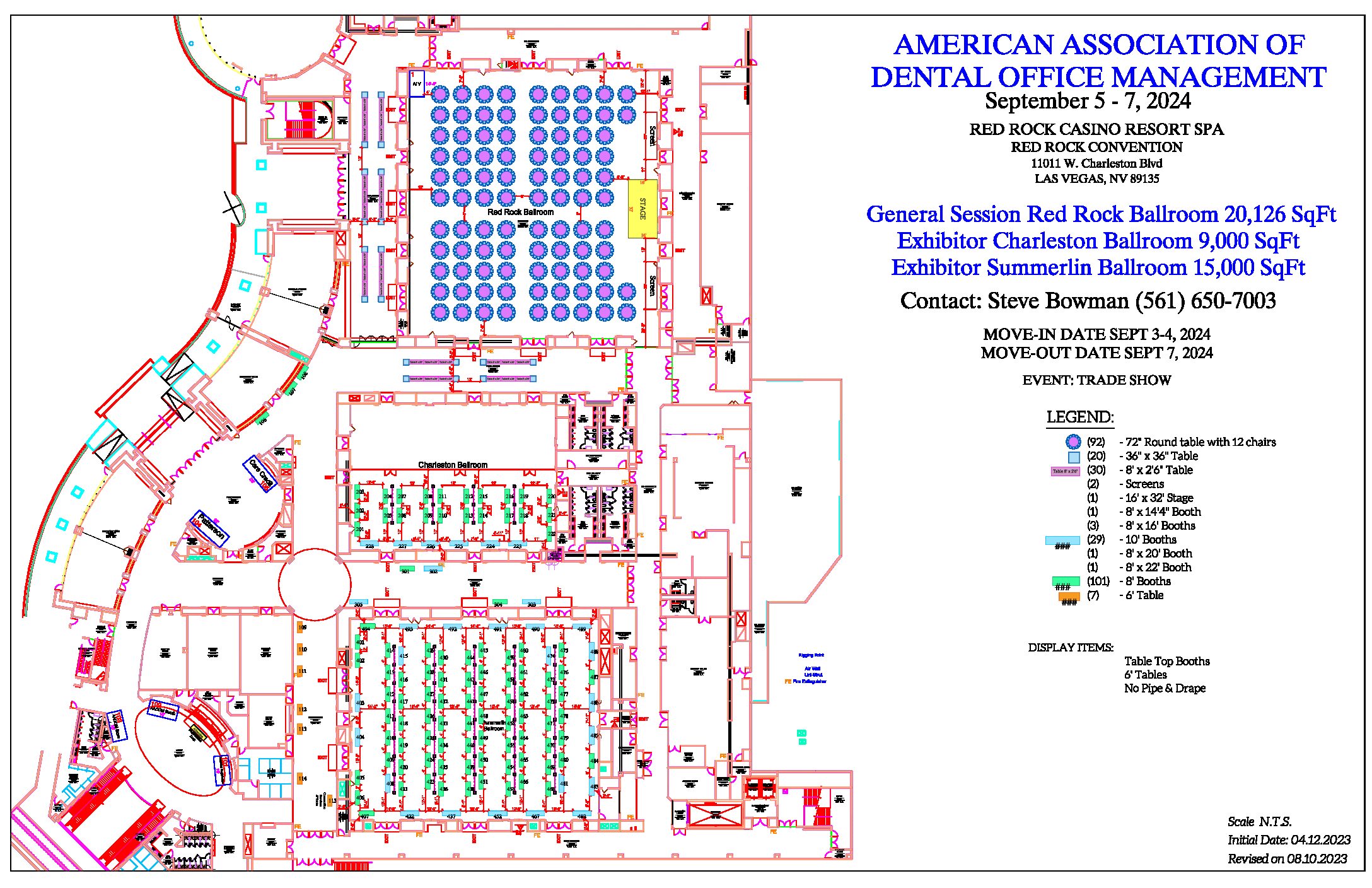 AADOM 2023 Conference Floorplan
